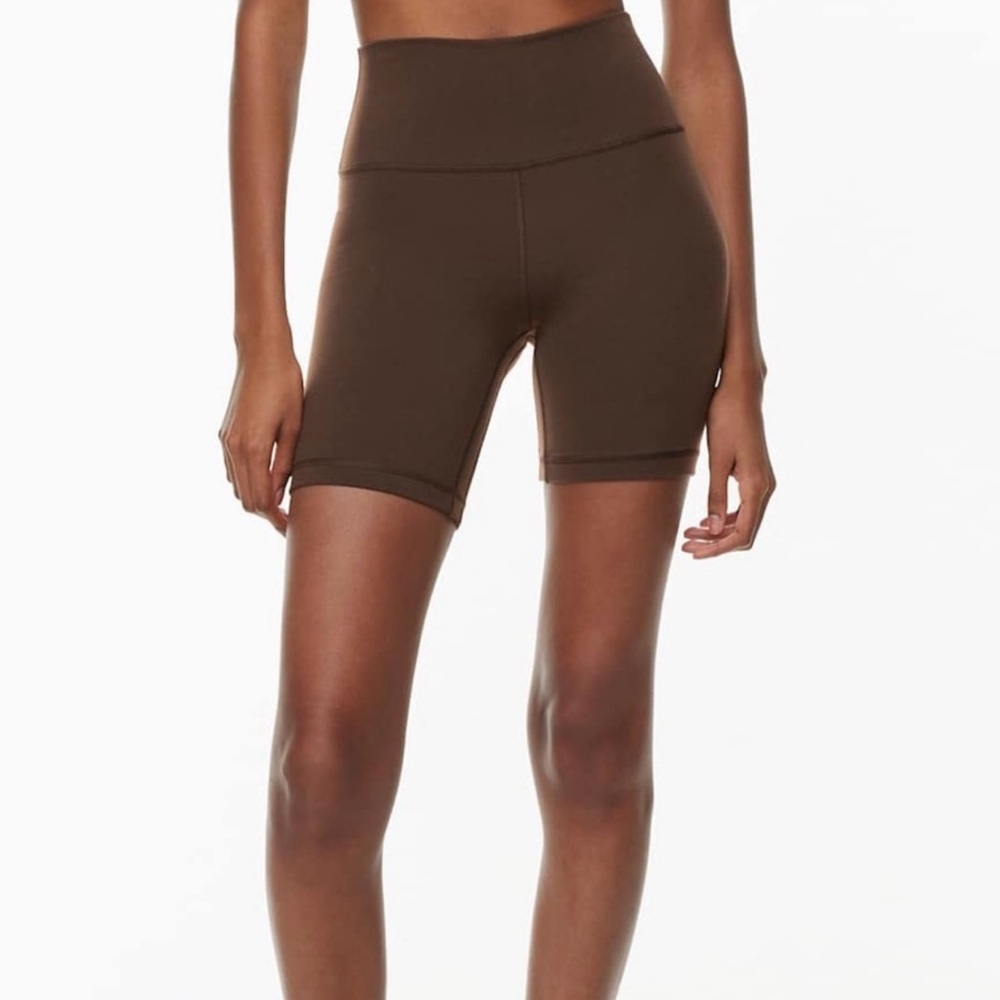 Aritzia Brown Biker Shorts